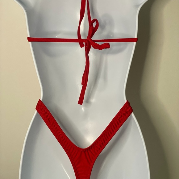 ❤️Red Rhinestoned Sling-Shot❤️ - Picture 3 of 3